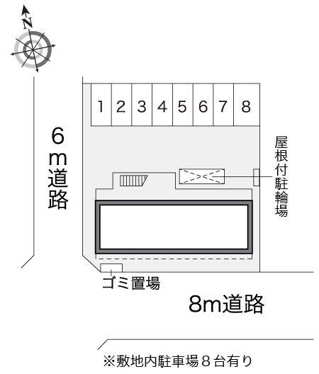 クレスト(15393)の駐車配置図