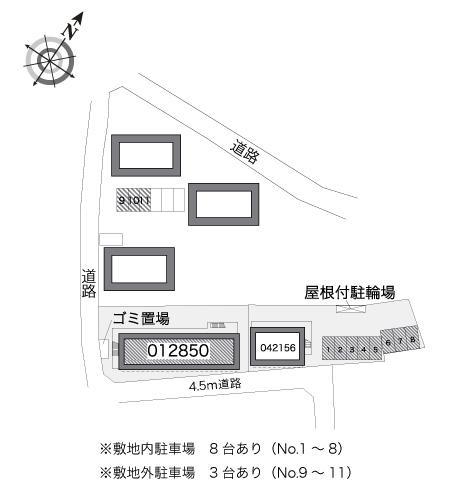 ルミエール(12850)の駐車配置図
