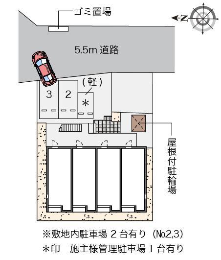 ゆたか(52892)の駐車配置図