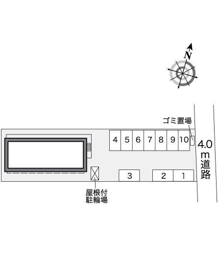 フローラ(27597)の駐車配置図