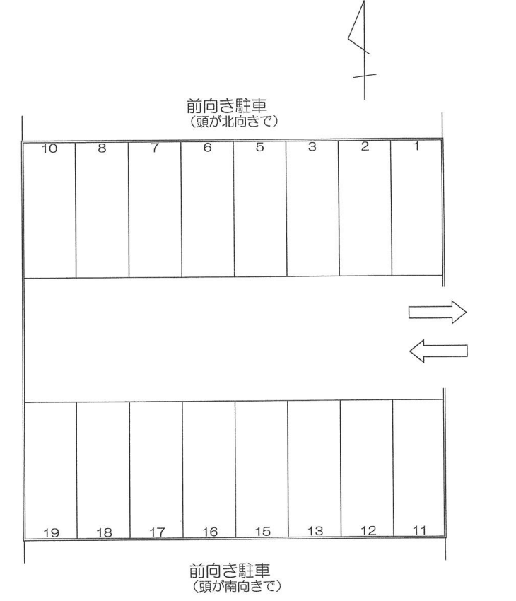 ６７４の駐車配置図