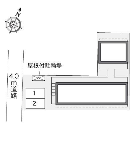 ソレーユ萩崎(33291)の駐車配置図