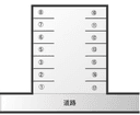 早瀬長良パーキングの駐車場
