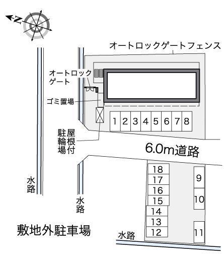佐賀多布施(38539)の駐車配置図