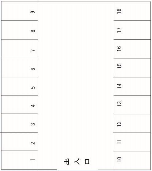 エス・イー・エル小田井町駐車場の駐車配置図