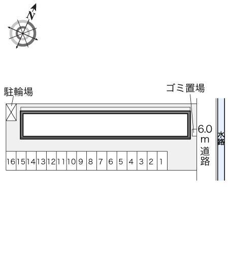 メルベーユ(23248)の駐車配置図