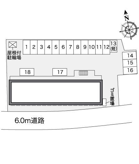 五日町(26581)の駐車配置図