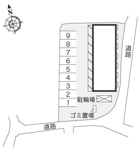 アクア(21441)の駐車配置図