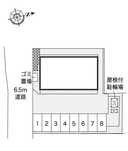 メゾン　ド　テラ(46325)の駐車配置図