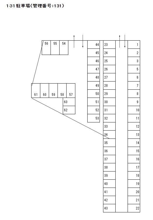 J-131の駐車配置図