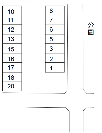 A 駐車場の駐車配置図