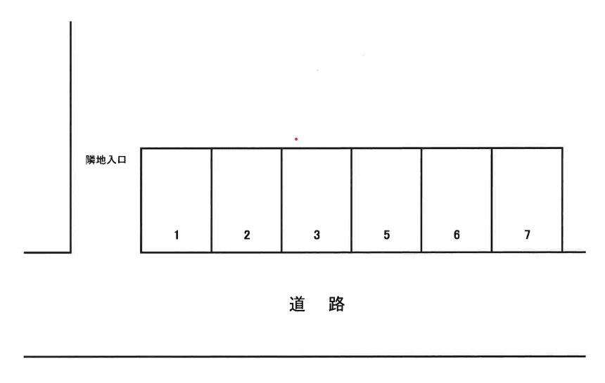 五井高澤駐車場の駐車配置図