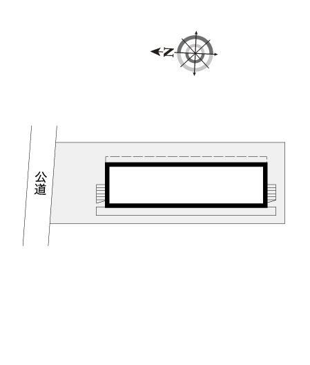 グランデＣ(8374)の駐車配置図