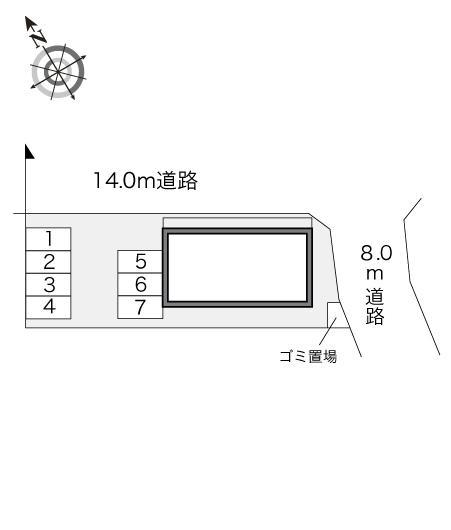ソフィア(22064)の駐車配置図
