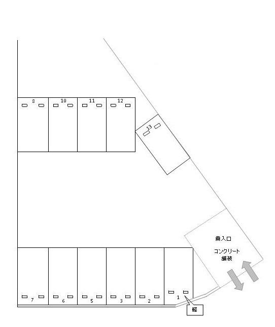 J-527の駐車配置図