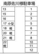 南原佐川様駐車場の駐車場