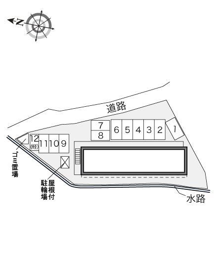 ローザリー(28948)の駐車配置図