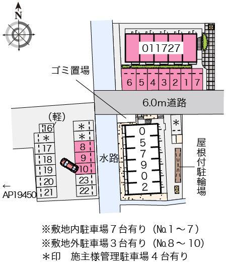 シャルマン(11727)の駐車配置図