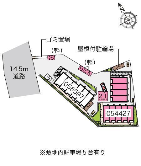ヴィラージュ碧水Ⅰ(54427)の駐車配置図