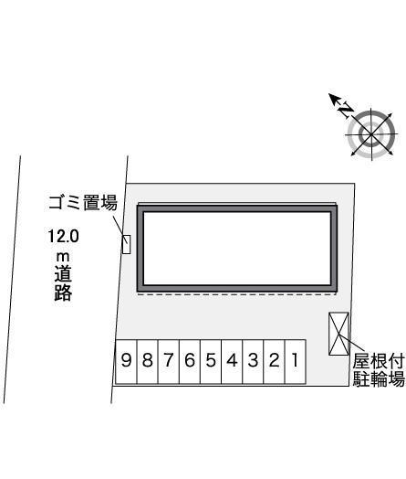 柳戸(35027)の駐車配置図