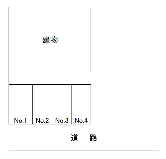 日進3丁目ディーエムエスⅡの駐車配置図