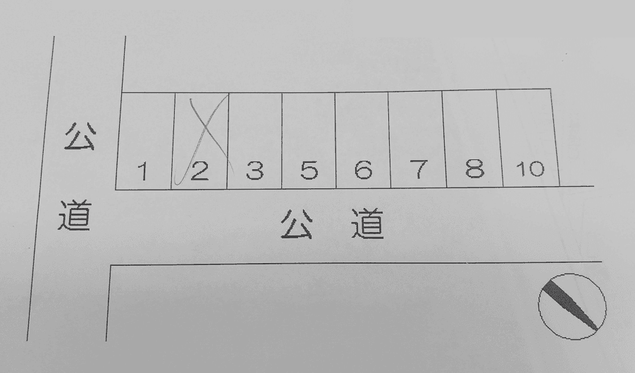 TAパーキングの駐車配置図