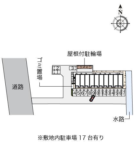 こもうら(55254)の駐車配置図