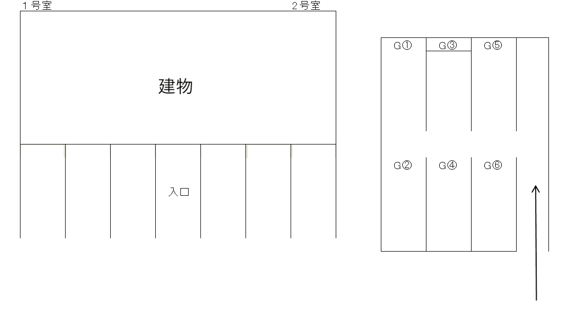 スカイパーキングの駐車配置図