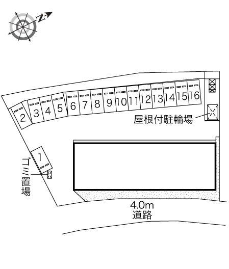 駒場公園(45433)の駐車配置図
