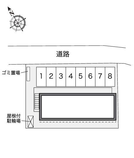 国栄(41532)の駐車配置図