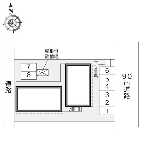 翔(22932)の駐車配置図