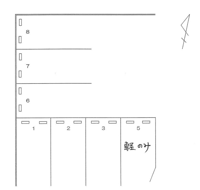 ７２４の駐車配置図
