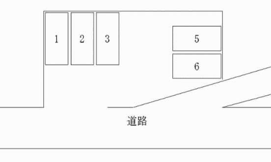 フレンズPKⅡの駐車配置図
