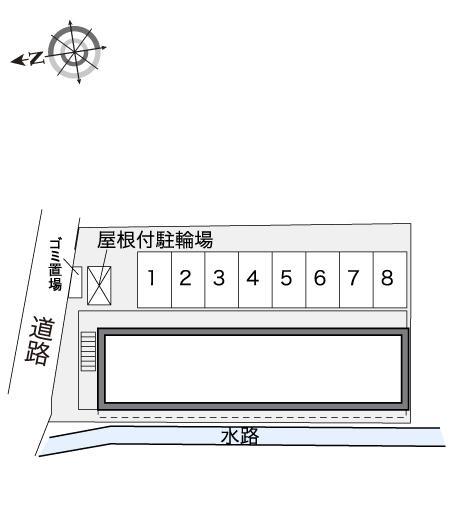 ル　シエル(31000)の駐車配置図