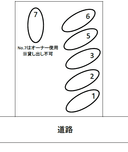 むすびパーキングの駐車場