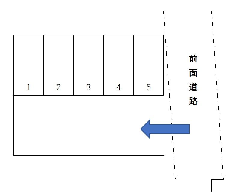 SパークNo.22B（田島二丁目）の駐車配置図
