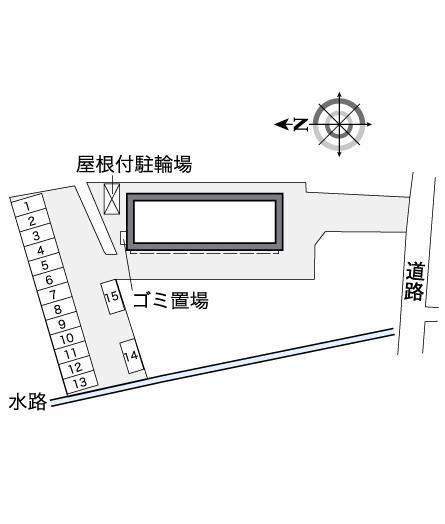 大磯(37339)の駐車配置図