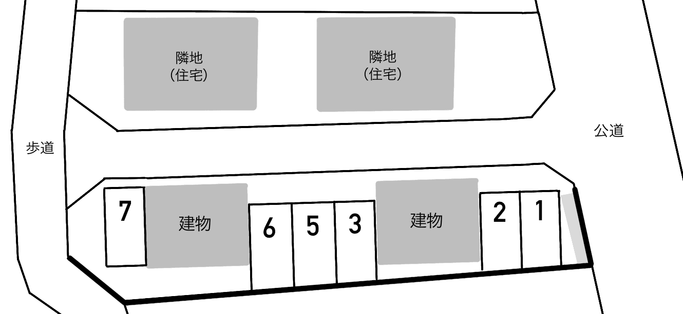 プリマヴェーラの駐車配置図