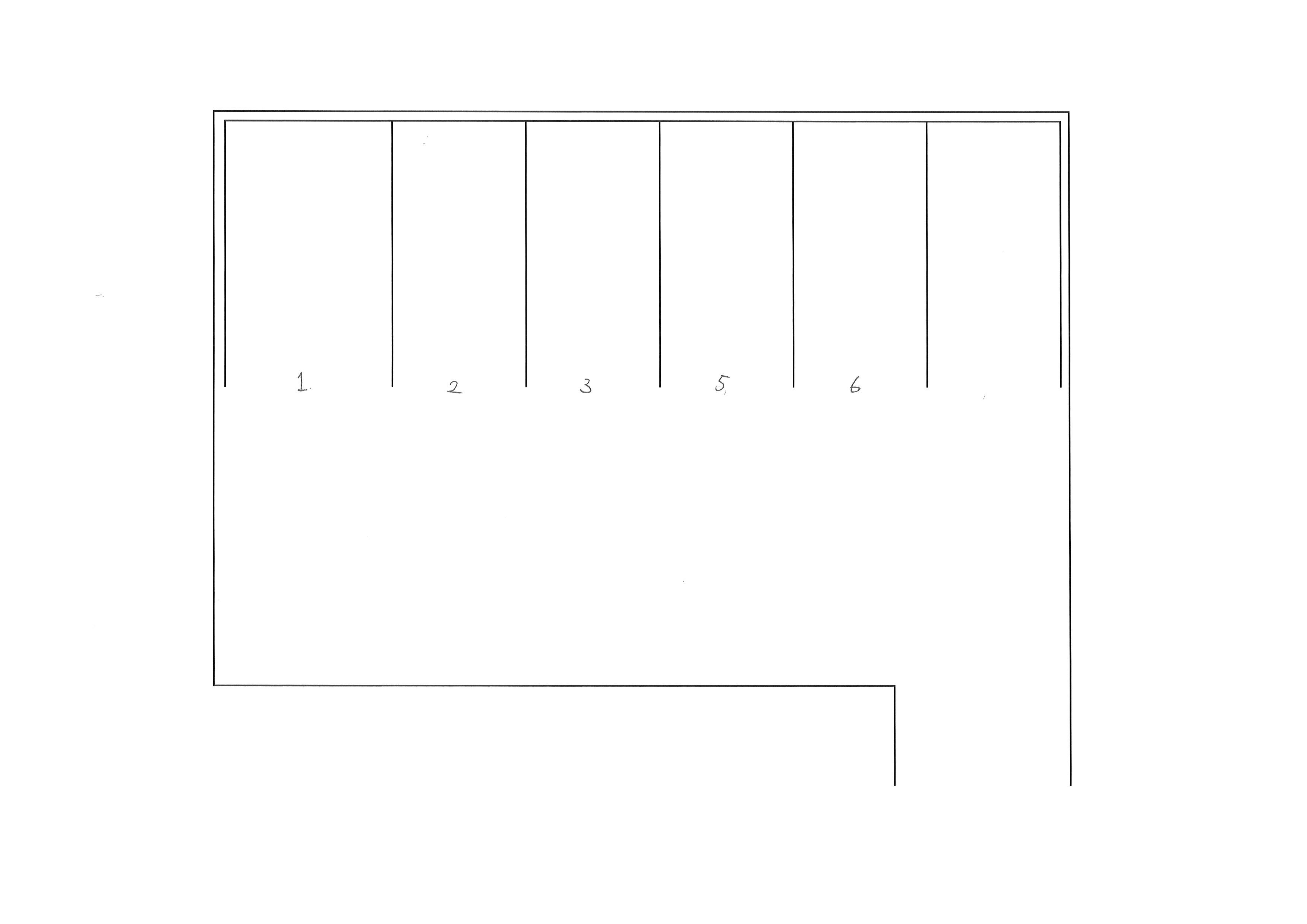 野口荘の駐車配置図