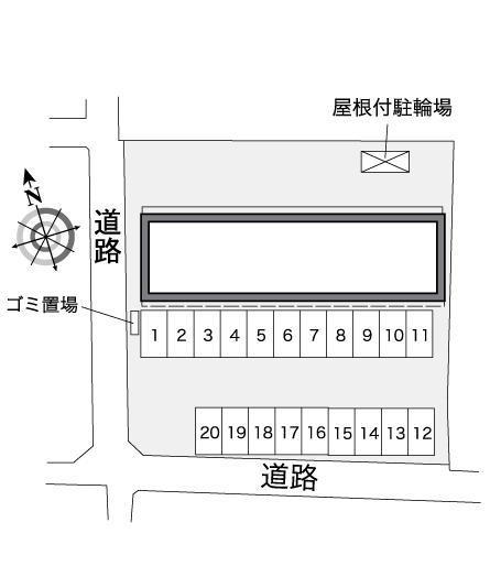 ＨＡＮＡ(37878)の駐車配置図