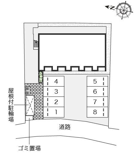 ときわガーデン(53106)の駐車配置図