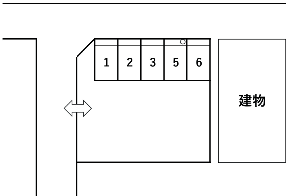 Familiar駐車場の駐車配置図
