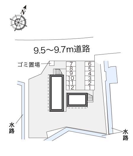 アゼリア(15996)の駐車配置図