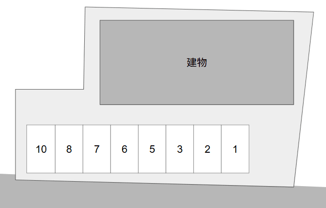 ＳＵＮ ＦＯＲＥＳＴの駐車配置図