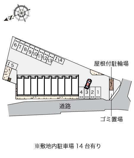マイヒルズ８８４３(41387)の駐車配置図