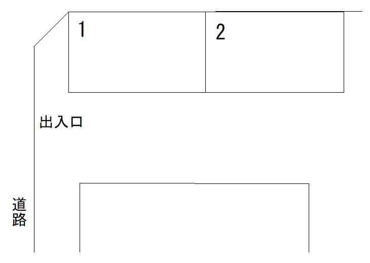 土屋月極駐車場の駐車配置図