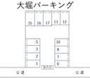 大堀パーキングの駐車場