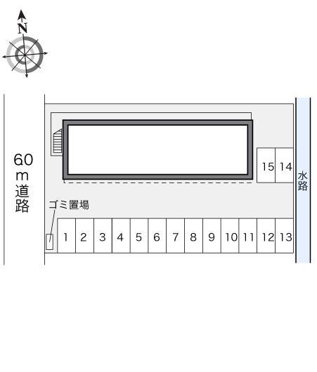 Ｃａｍｅｒｉａ御経塚(23307)の駐車配置図