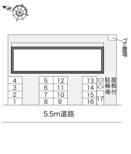 ピュアハイツ江木(23715)の駐車配置図