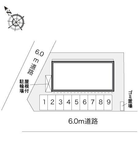 ヒルサイド　メゾン(33374)の駐車配置図